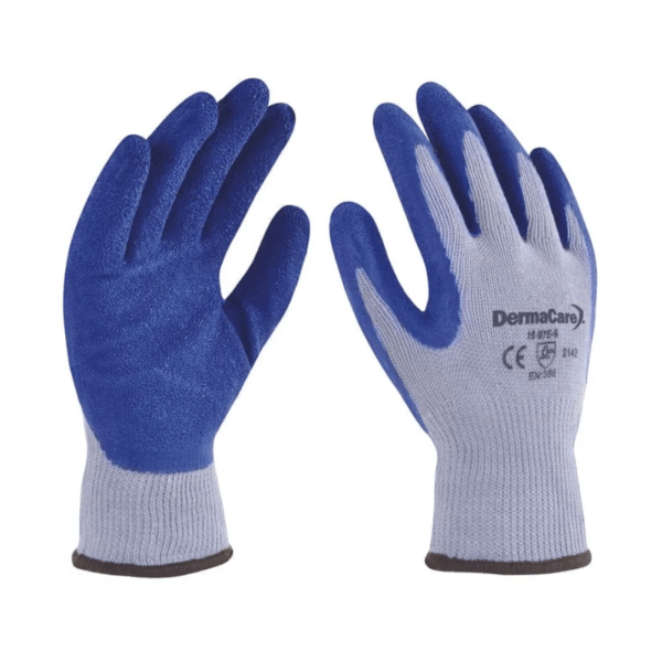 Guante Japonés Palma De Látex Azul 16-975 DermaCare