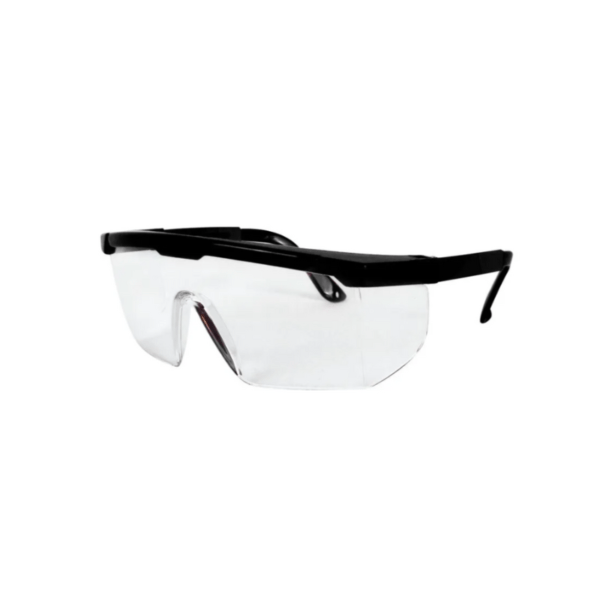 Lente mica clara con armazón negro AL-026-CL-BK DermaCare