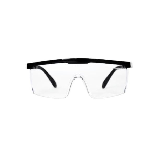Lente mica clara con armazón negro AL-026-CL-BK DermaCare - Image 2