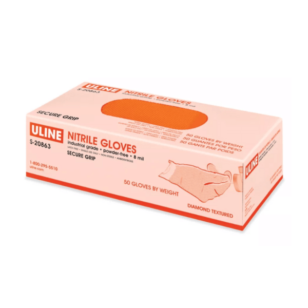 Guante De Nitrilo Naranja S-208630 Unline - Imagen 2