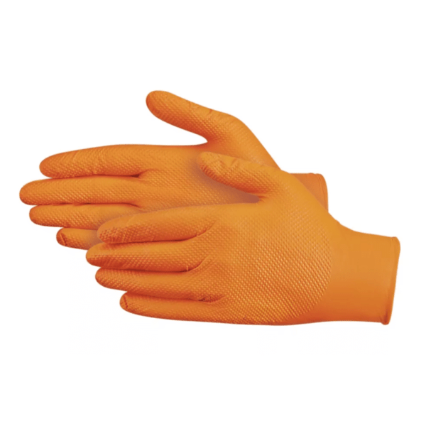 Guante De Nitrilo Naranja S-208630 Unline
