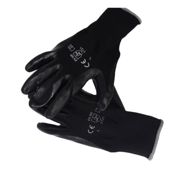 Guante de nylon con palma de nitrilo TAC-SK-BN TAC