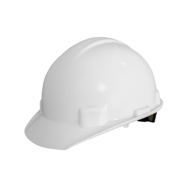 Casco matraca clase E blanco Jyrsa