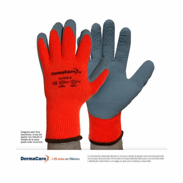 Guante De Acrílico Naranja 43-975 DermaCare - Image 3