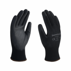 Guante Nylon Negro C/Poliuretano 51-600 DermaCare