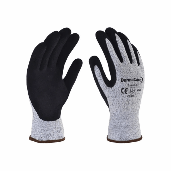Guante anticorte c/nitrilo microporoso 51-680 DermaCare