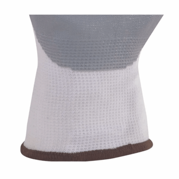 Guante nylon blanco c/nitrilo sólido 51-801 DermaCare - Image 2