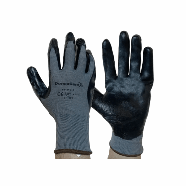 Guante de nylon gris c/nitrilo 51-810 DermaCare - Image 3