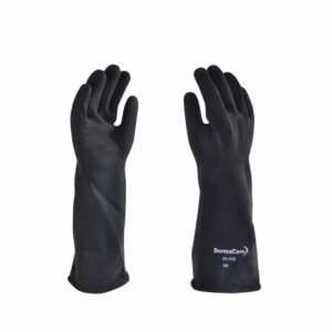 Guante Negro Látex 18" Contra Ácidos 56-450 Dermacare