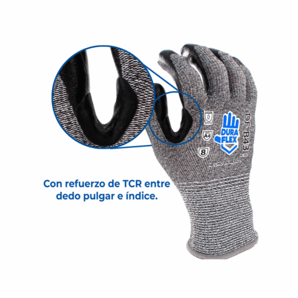 Guante Anticorte rec/nitrilo DF-B43 Gisa - Image 2
