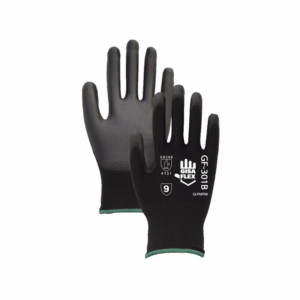 Guante tejido de nylon, color negro GF-301B Gisa