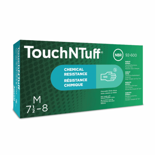 Guante Desechable De Nitrilo TouchNTuff® 92-600 Verde Ansell - Image 2