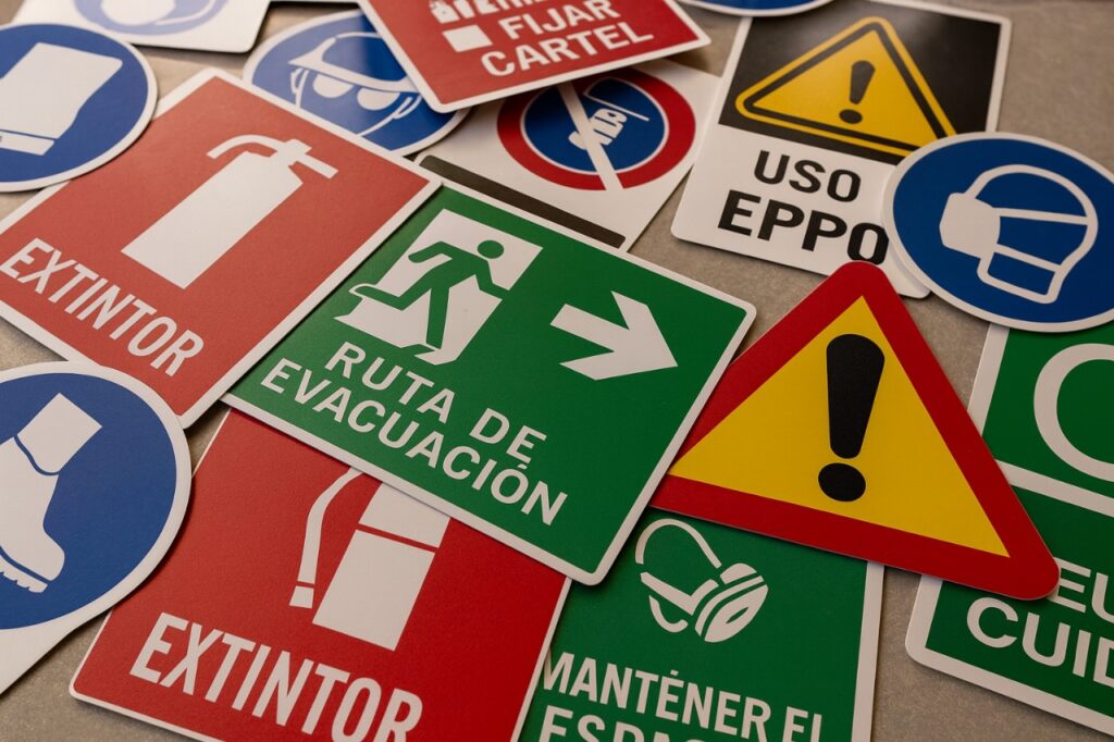 ALTTipos de señalética industrial y su significado. 